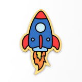 Rocketship Cookie Cutter | Stamp | Stencil #1