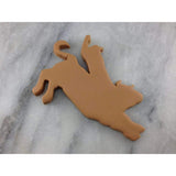 Rodeo Cowboy Cookie Cutter Outline - Animals & Dinosaurs
