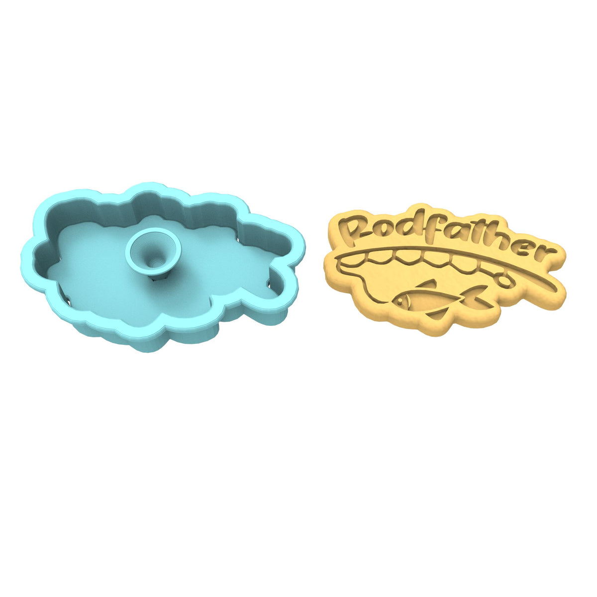Rodfather Cookie Cutter | Stamp | Stencil #1 Boys/ Army / Outdoorsman Cookie Cutter Lady 