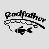 Rodfather Cookie Cutter | Stamp | Stencil #1 Boys/ Army / Outdoorsman Cookie Cutter Lady 2 Inch Small Cupcake Stencil Only No