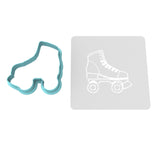 Rollerskate Cookie Cutter | Stamp | Stencil #1