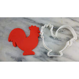 Rooster Outline Cookie Cutter #1 Animals & Dinosaurs Cookie Cutter Lady 