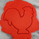 Rooster Outline Cookie Cutter #1 Animals & Dinosaurs Cookie Cutter Lady 