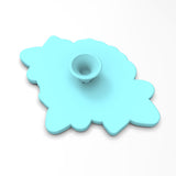 Rose with Leaves Cookie Cutter | Stamp | Stencil #3