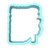 Roses are Fine but Mama Needs Wine Cookie Cutter | Stamp | Stencil Wedding / Baby / V Day Cookie Cutter Lady MINI - 2 Inches (5cm) Cookie Cutter ONLY (Outline) 