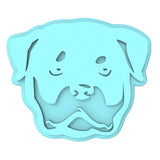 Rottweiler Cookie Cutter | Stamp | Stencil #1 Animals & Dinosaurs Cookie Cutter Lady MINI - 2 Inches (5cm) Stamp ONLY 