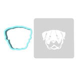 Rottweiler Cookie Cutter | Stamp | Stencil #1 Animals & Dinosaurs Cookie Cutter Lady MINI - 2 Inches (5cm) **BUNDLE** Cutter + Stencil 
