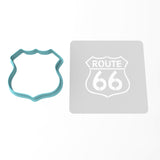 Route 66 Cookie Cutter | Stamp | Stencil #1 Comic Book / Vehicles Cookie Cutter Lady 3 Inch Cupcake/Small Cookie Cutter Only Yes