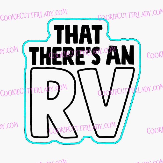 RV Eddie Cookie Cutter | Stamp | Stencil