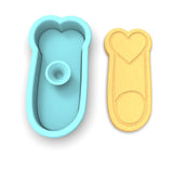 Safety Pin Cookie Cutter | Stamp | Stencil #1