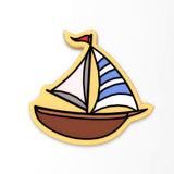 Sailboat Cookie Cutter | Stamp | Stencil #1