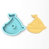 Sailboat Cookie Cutter | Stamp | Stencil #1
