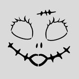 Sally Skeleton Cookie Cutter | Stamp | Stencil #1