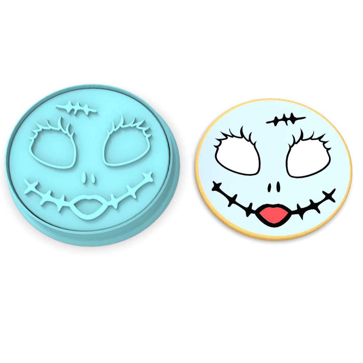 Sally Skeleton Cookie Cutter | Stamp | Stencil #1