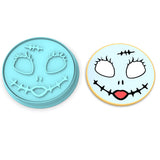 Sally Skeleton Cookie Cutter | Stamp | Stencil #1