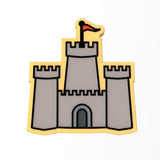 Sand Castle Cookie Cutter | Stamp | Stencil #1