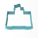 Sand Castle Cookie Cutter | Stamp | Stencil #1