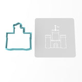 Sand Castle Cookie Cutter | Stamp | Stencil #1