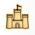 Sand Castle Cookie Cutter | Stamp | Stencil #1