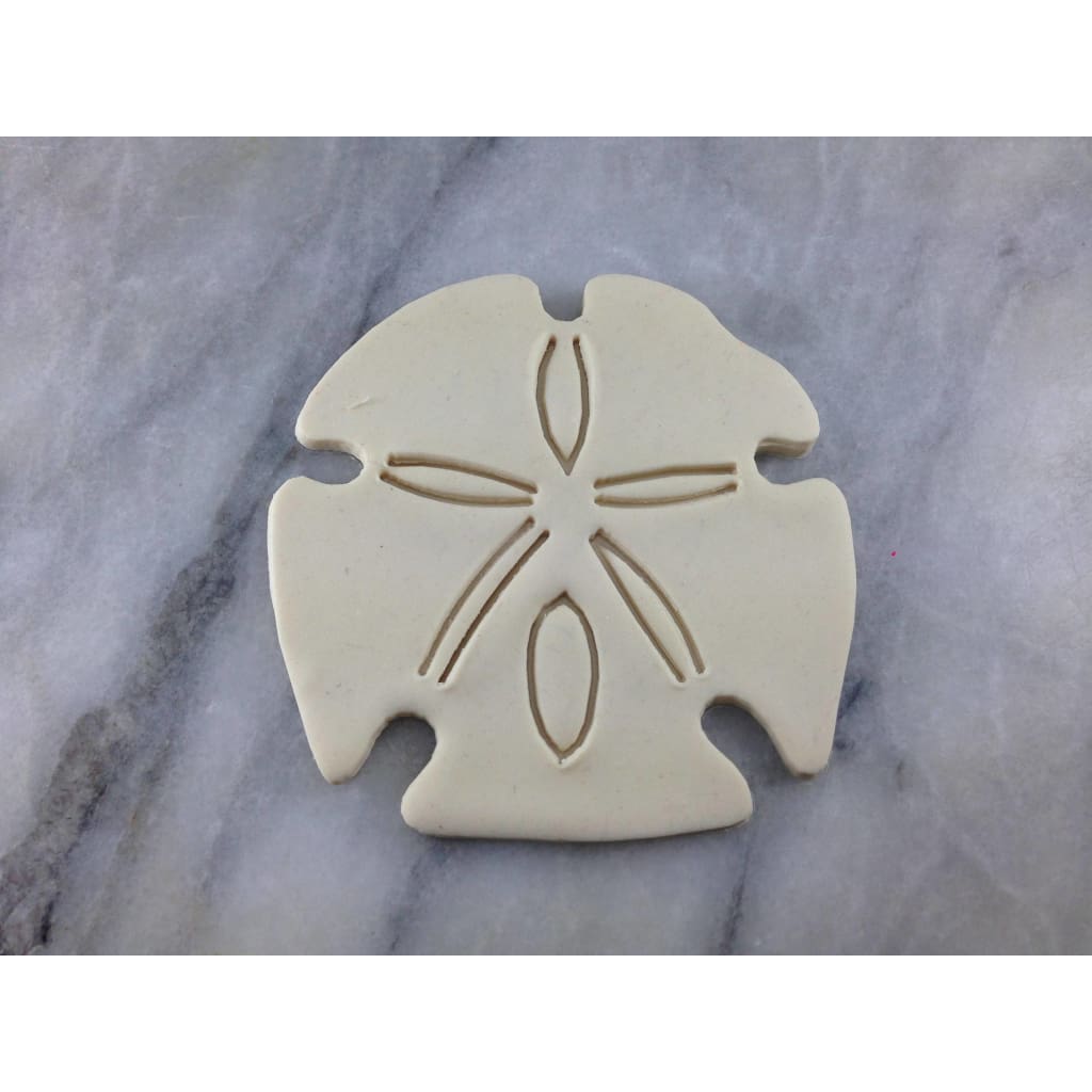 Sand Dollar Cookie Cutter  Stamp & Outline #1