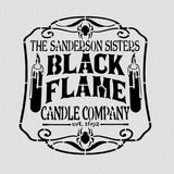 Sanderson Sister Black Flame Company Cookie Cutter | Stamp | Stencil #1