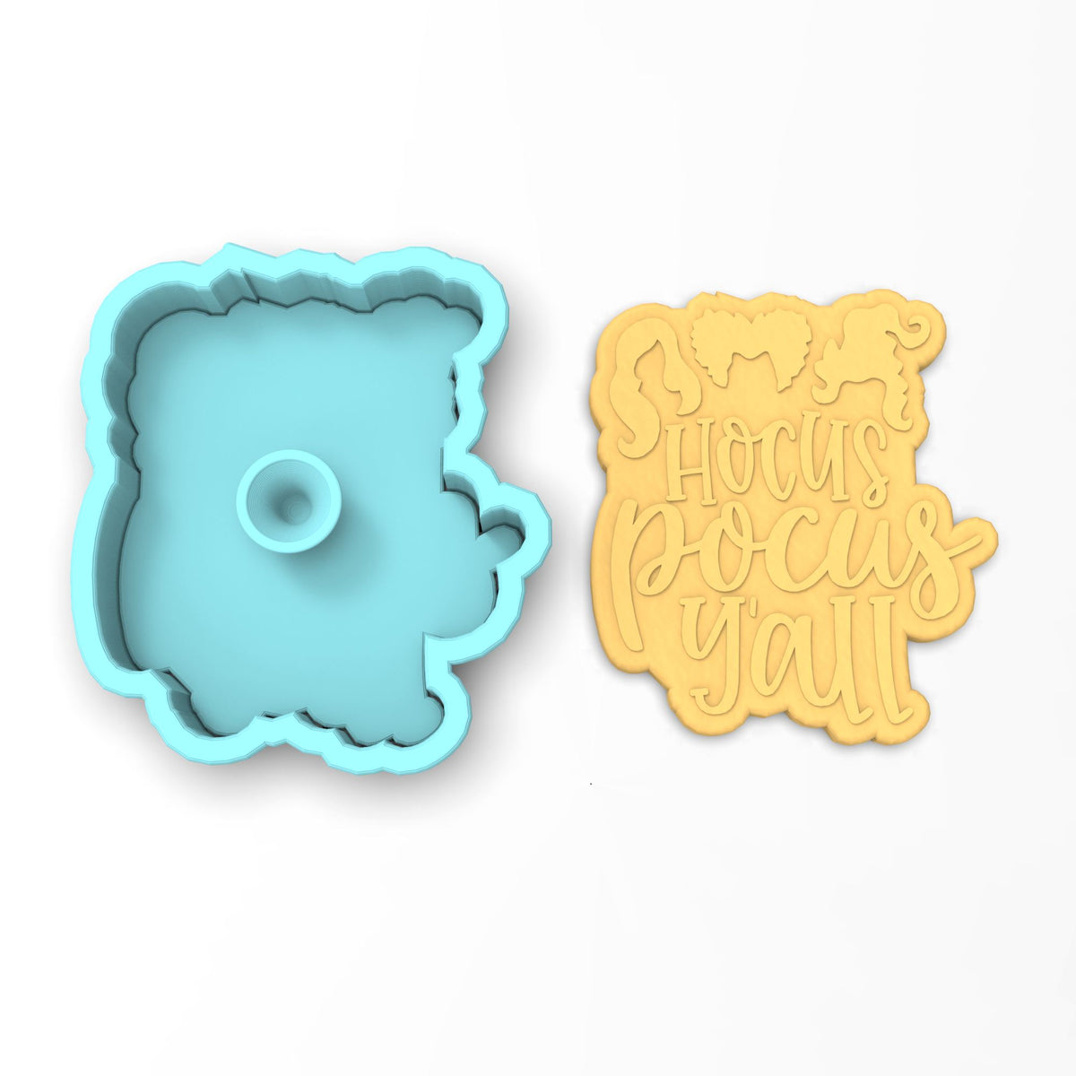 Sanderson Sisters Y'All Cookie Cutter | Stamp | Stencil #1