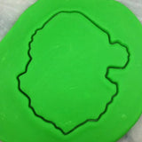 Santa Claus Cookie Cutter outline 1 - Xmas / Winter / NYE