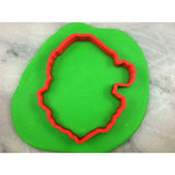 Santa Claus Cookie Cutter outline 1 - Xmas / Winter / NYE