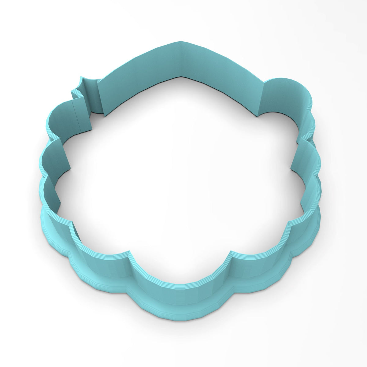 Santa Claus Face Cookie Cutter | Stamp | Stencil #1