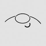 Santa Face Plaque Cookie Cutter | Stamp | Stencil #1