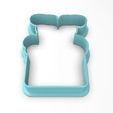 Santa Stuck in Chimney Cookie Cutter | Stamp | Stencil #1