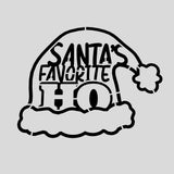 Santa's Favorite Ho Cookie Cutter | Stamp | Stencil