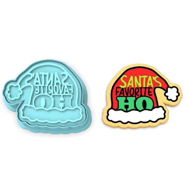 Santa's Favorite Ho Cookie Cutter | Stamp | Stencil