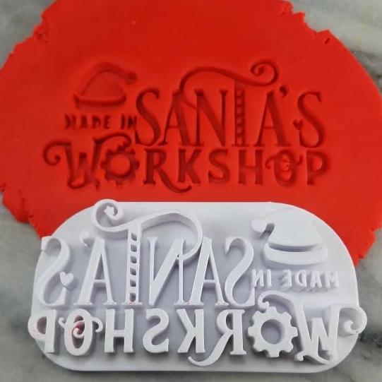 Santa's Workshop Cookie STAMP ONLY