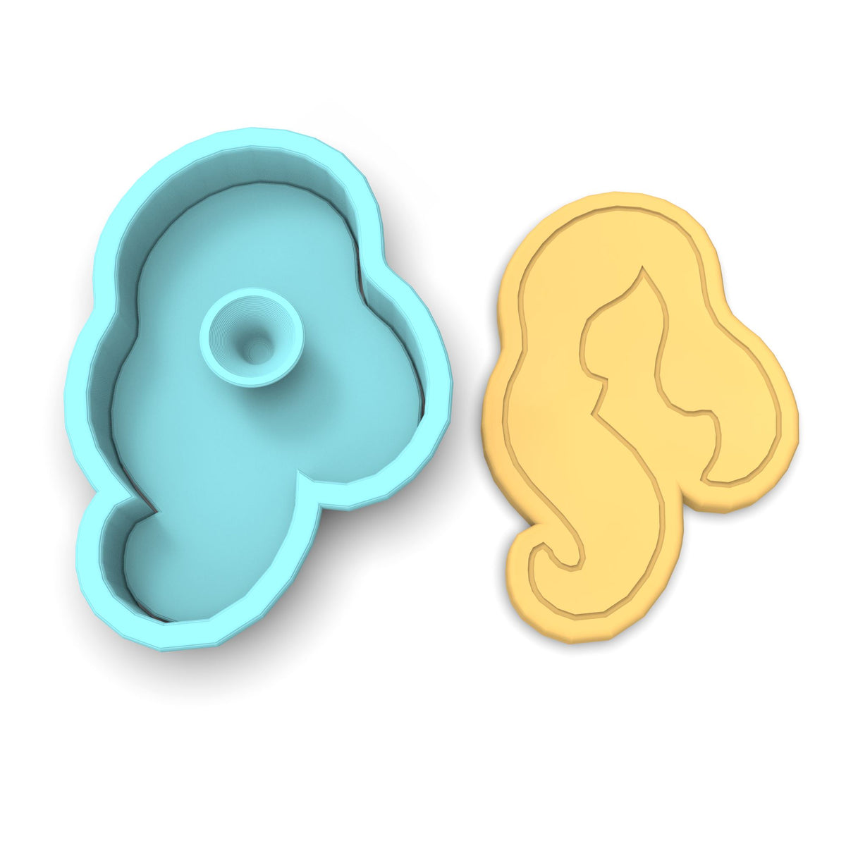 Sarah Sanderson Witch Hair Cookie Cutter | Stamp | Stencil #1