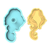 Sarah Sanderson Witch Hair Cookie Cutter | Stamp | Stencil #2