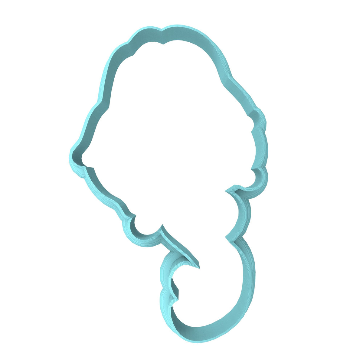 Sarah Sanderson Witch Hair Cookie Cutter | Stamp | Stencil #2