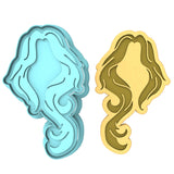 Sarah Sanderson Witch Hair Cookie Cutter | Stamp | Stencil #2