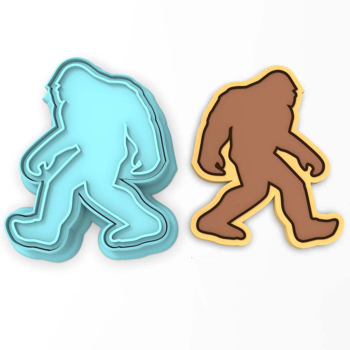 Sasquatch Cookie Cutter | Stamp | Stencil #1