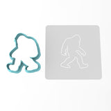 Sasquatch Cookie Cutter | Stamp | Stencil #1
