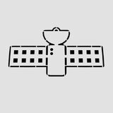 Satellite Cookie Cutter | Stamp | Stencil #1