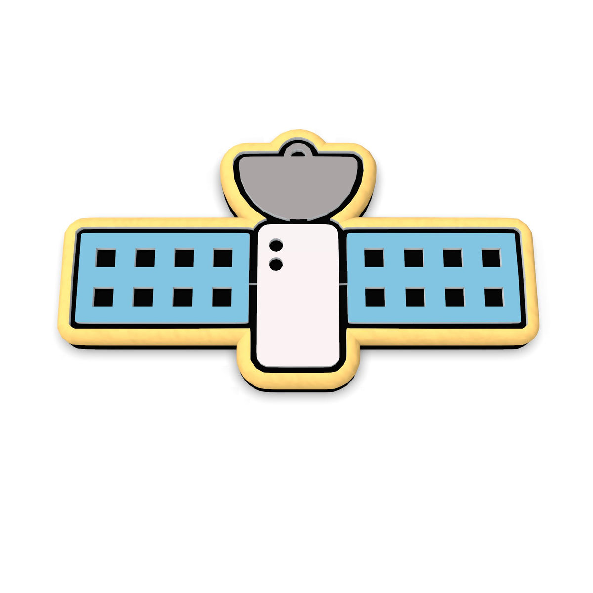 Satellite Cookie Cutter | Stamp | Stencil #1