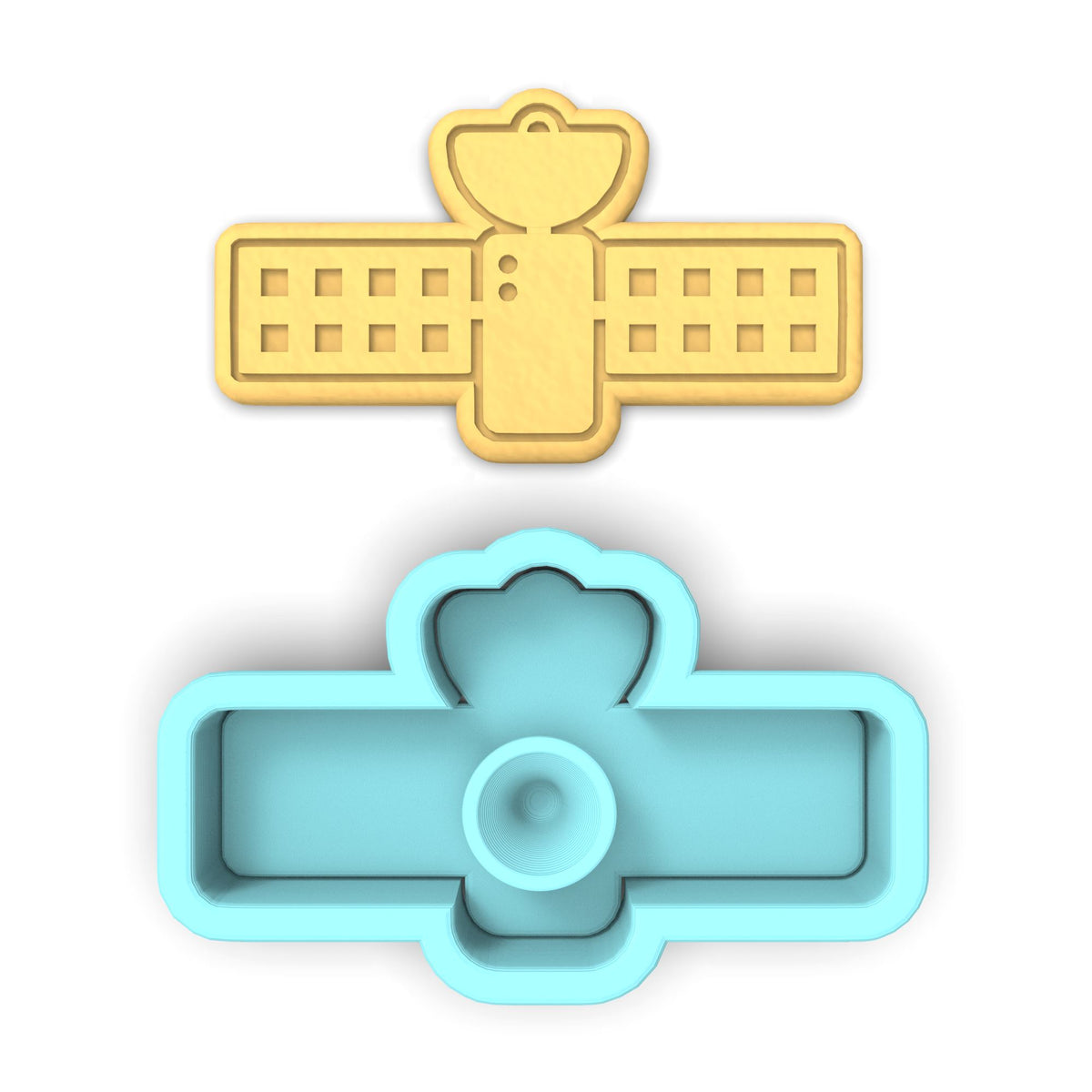 Satellite Cookie Cutter | Stamp | Stencil #1