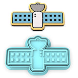 Satellite Cookie Cutter | Stamp | Stencil #1