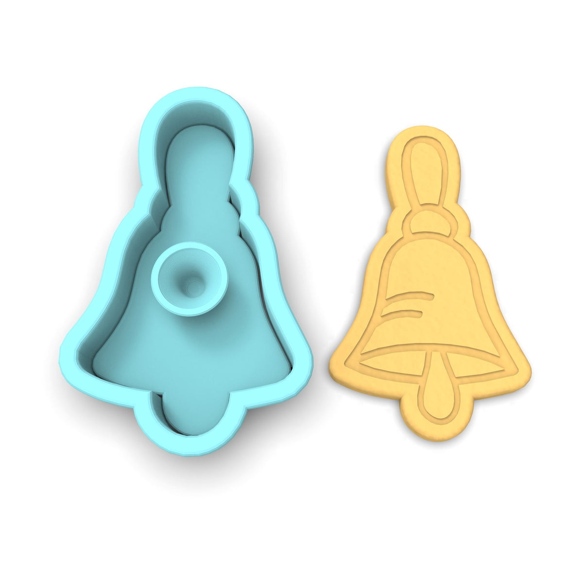 School Bell Cookie Cutter | Stamp | Stencil #1
