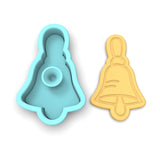 School Bell Cookie Cutter | Stamp | Stencil #1