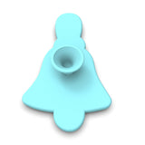 School Bell Cookie Cutter | Stamp | Stencil #1