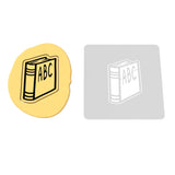 School Book Cookie Cutter | Stamp | Stencil #1