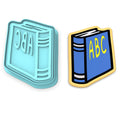 School Book Cookie Cutter | Stamp | Stencil #1
