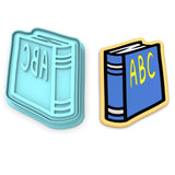 School Book Cookie Cutter | Stamp | Stencil #1